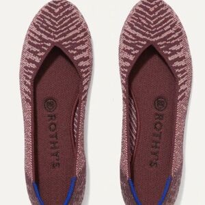 Rothy’s Desert Metallic Round Toe Flats Limited Edition, size 8.5